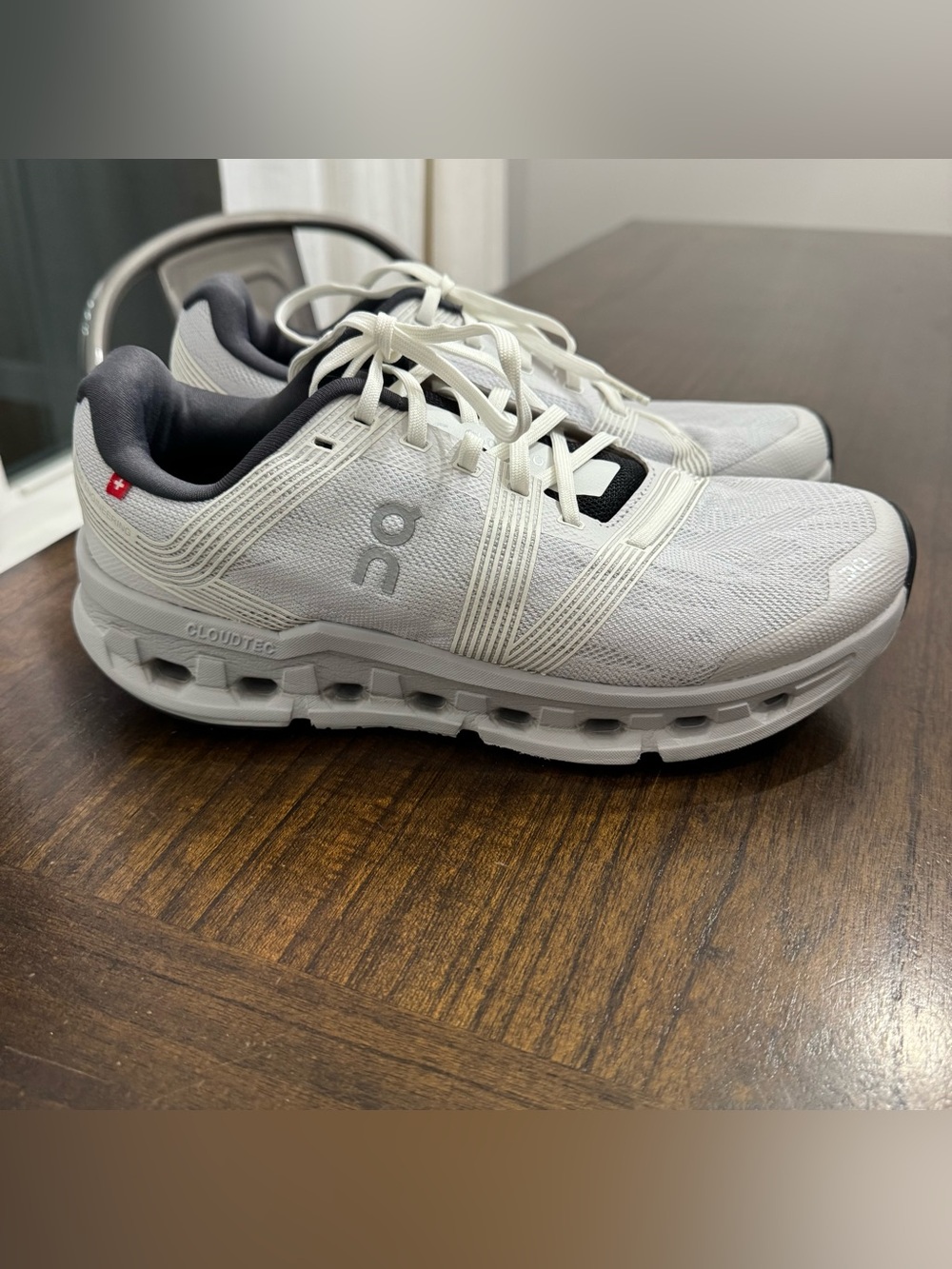 On Running Cloudgo White Glacier Gray Sneakers W 9.5